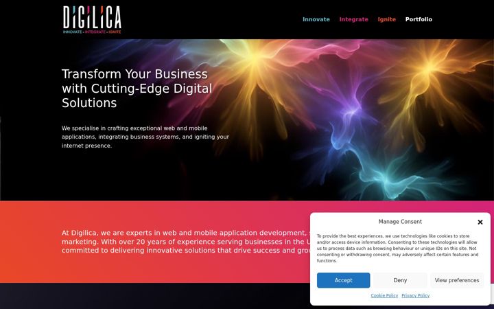 Screenshot of digilica.com
