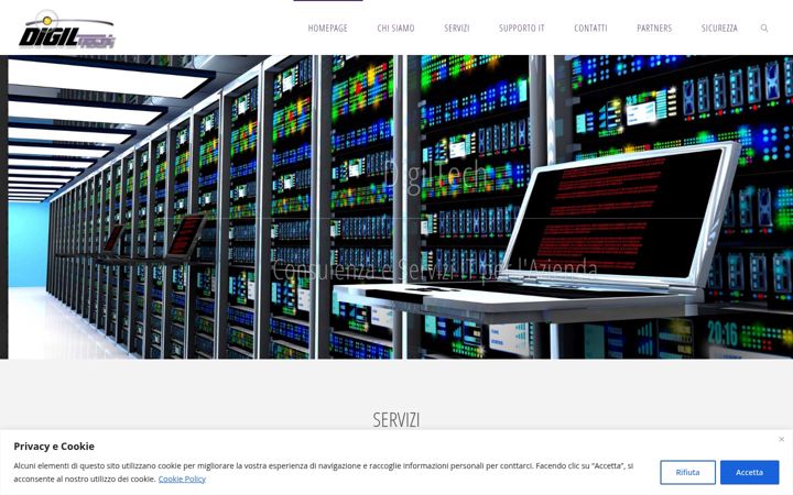 Skärmbild av digiltech.it