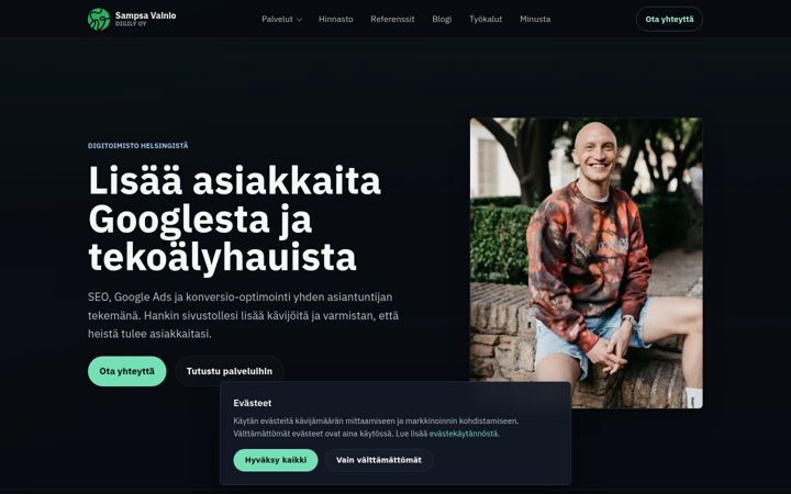 Snímek obrazovky digily.fi