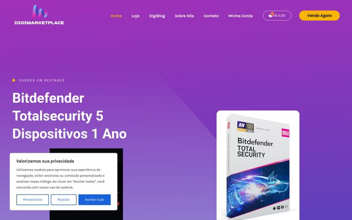 Captura de pantalla de digimarketplace.com.br
