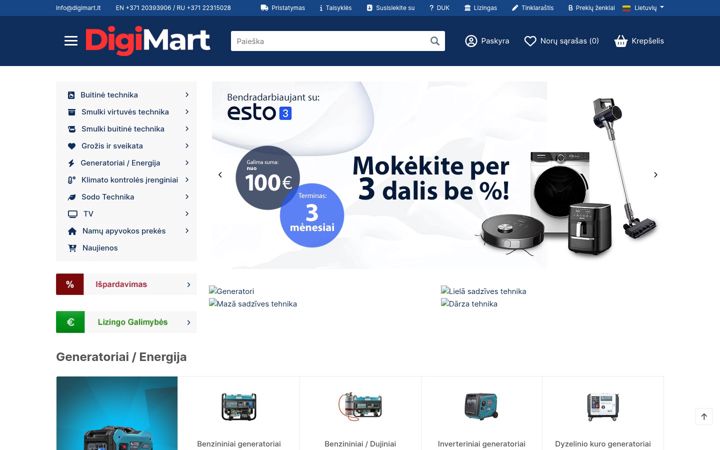 Ekrano kopija digimart.lt