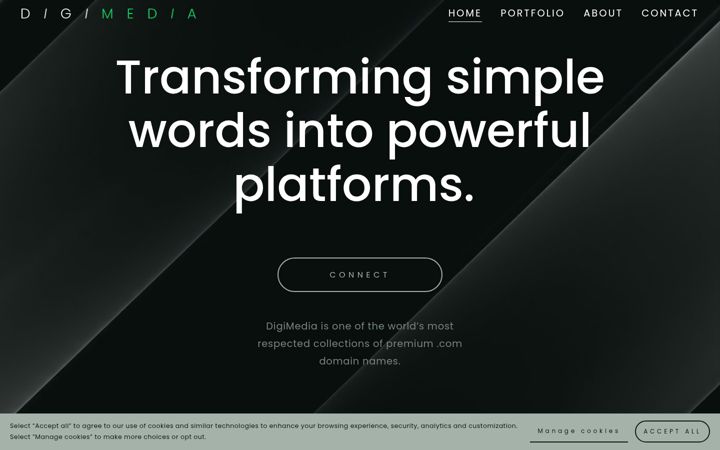 Screenshot von digimedia.com