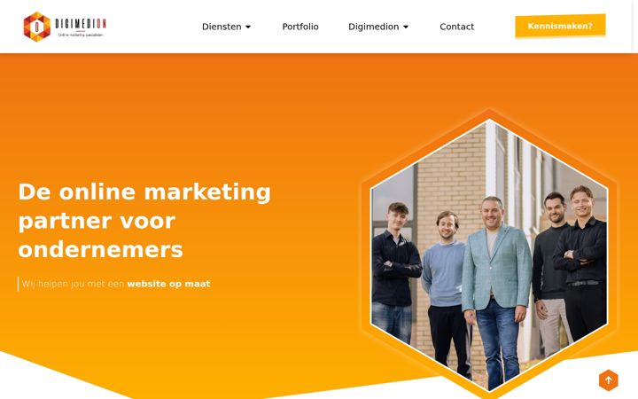 Екранна снимка на digimedion.nl