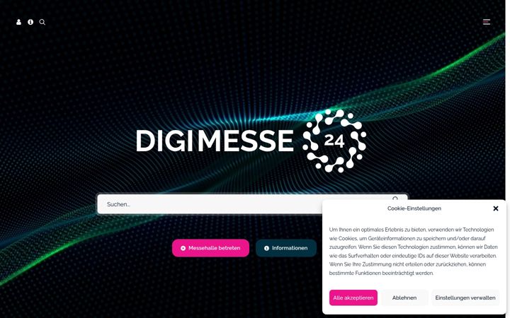 Screenshot stránky digimesse24.de
