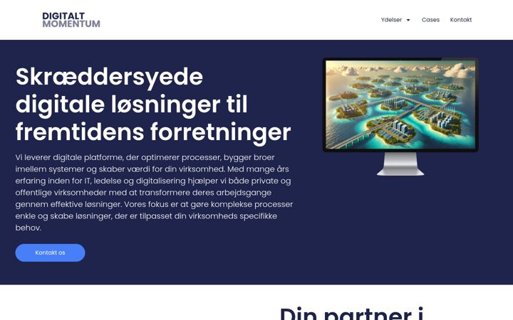 Snimka zaslona za digimo.dk