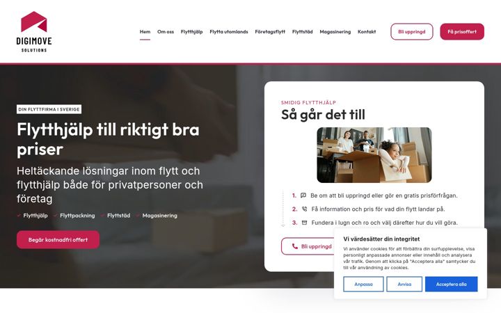 Screenshot ta' digimove.se