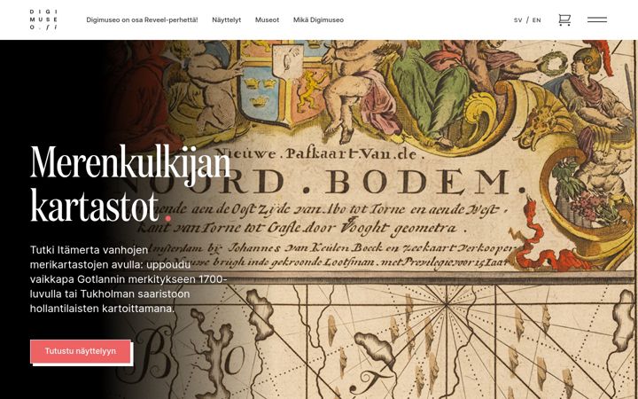 Snímek obrazovky digimuseo.fi