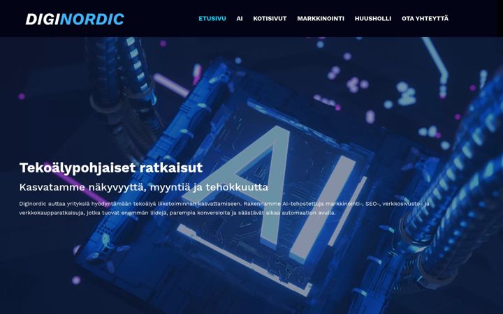 Skærmbillede af diginordic.fi