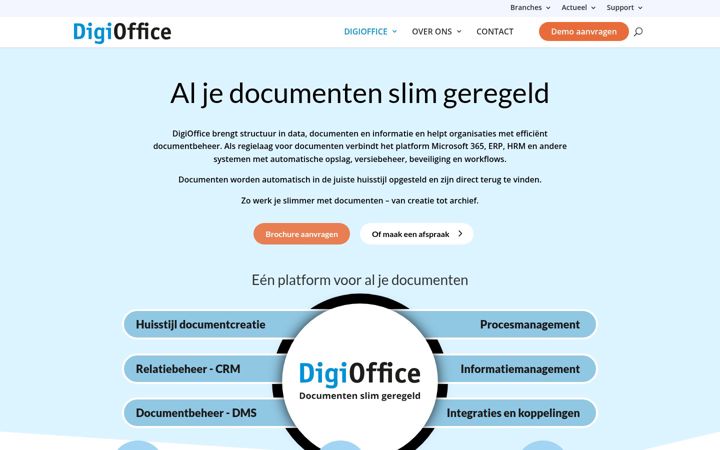 Екранна снимка на digioffice.nl