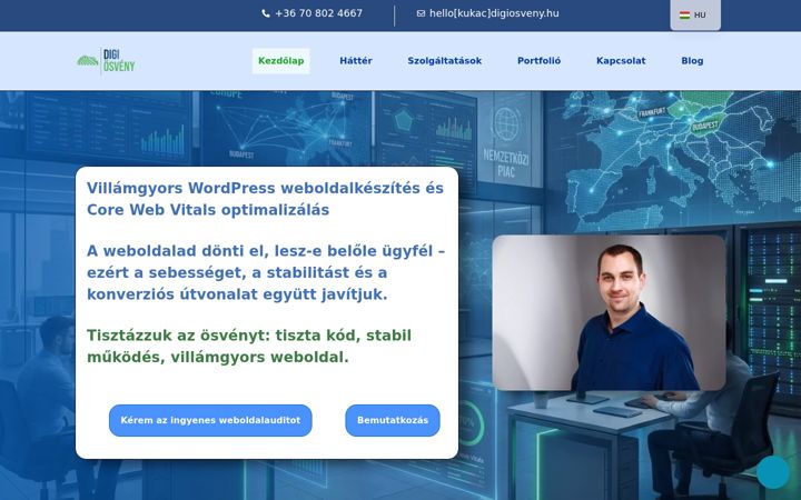 Screenshot of digiosveny.hu