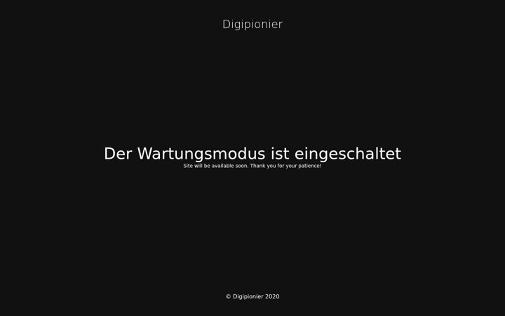Screenshot of digipionier.de