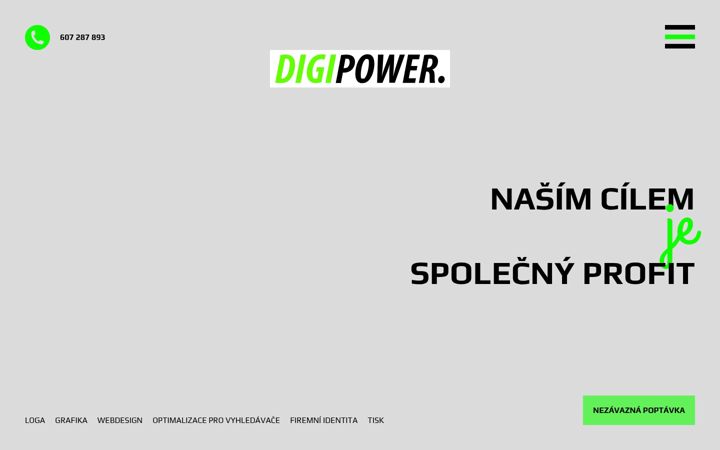 Skærmbillede af digipower.cz