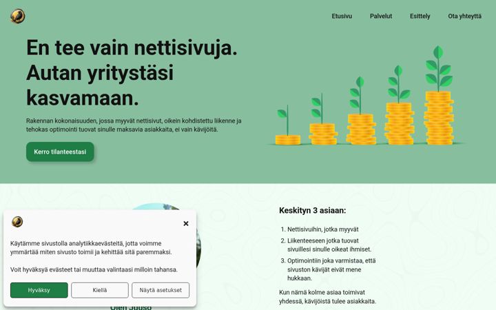 Skærmbillede af digirastas.fi