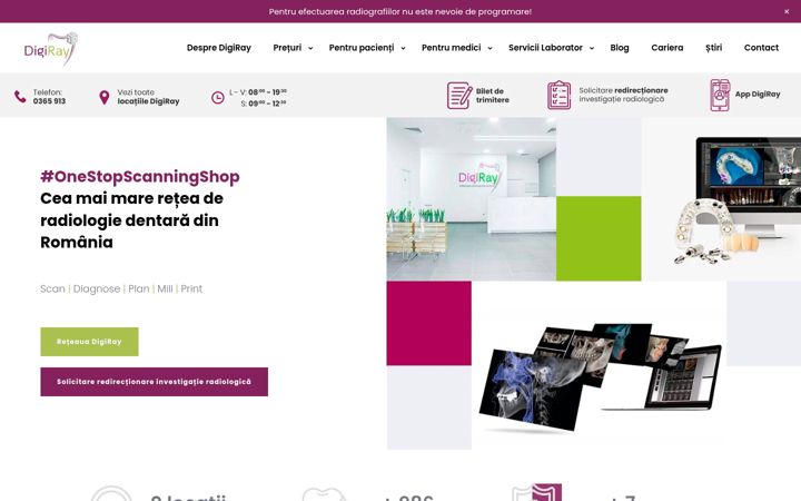 Screenshot of digiray.ro