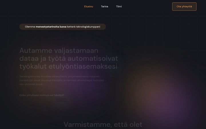 Skærmbillede af digiroadmap.fi