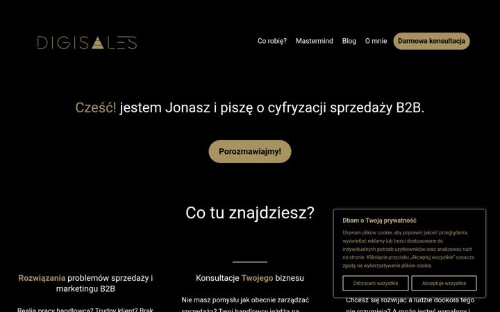 Snimka zaslona za digisales.pl