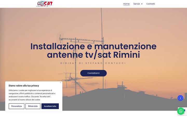 Screenshot of digisatrimini.it
