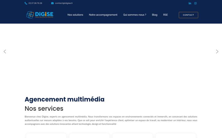 Екранна снимка на digise.fr