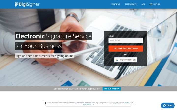 Screenshot of digisigner.com