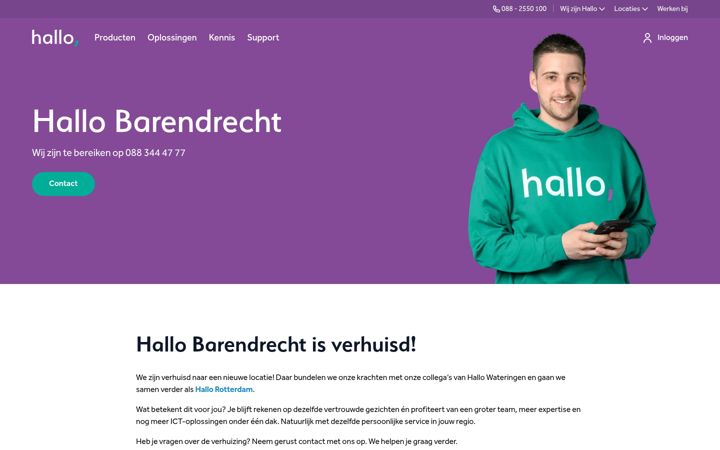 Screenshot van digismart.nl