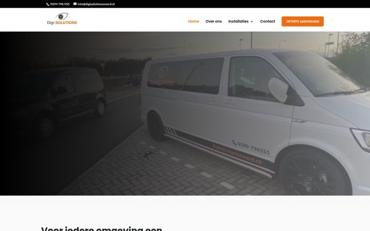 Screenshot van digisolutionsnoord.nl