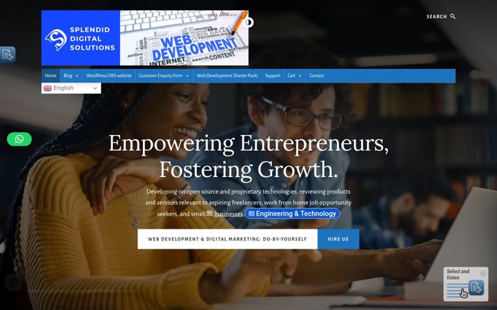 Screenshot of digisplendid.com