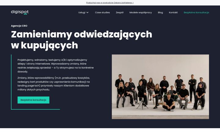 Snimka zaslona za digispot.pl