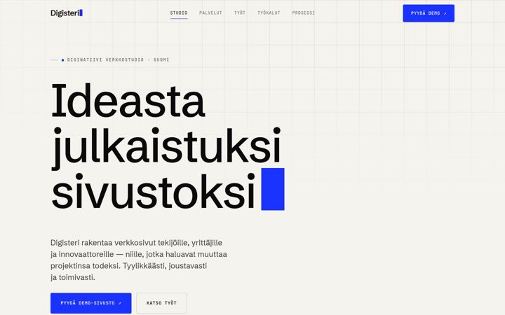 Screenshot di digisteri.fi