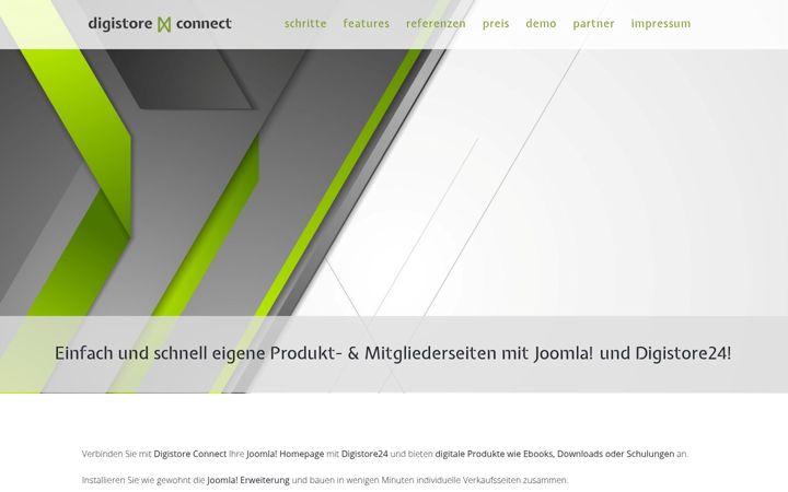 Screenshot of digistore-connect.de