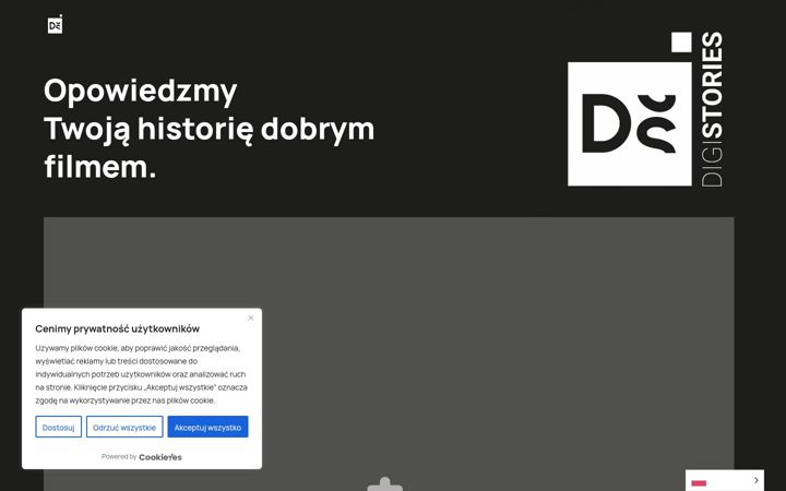 Snimka zaslona za digistories.pl