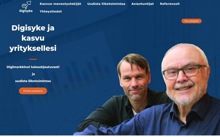 Screenshot di digisyke.fi