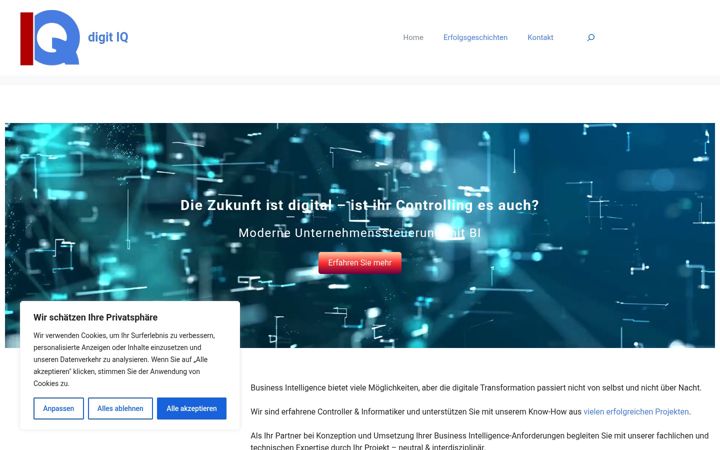 Screenshot of digit-iq.de