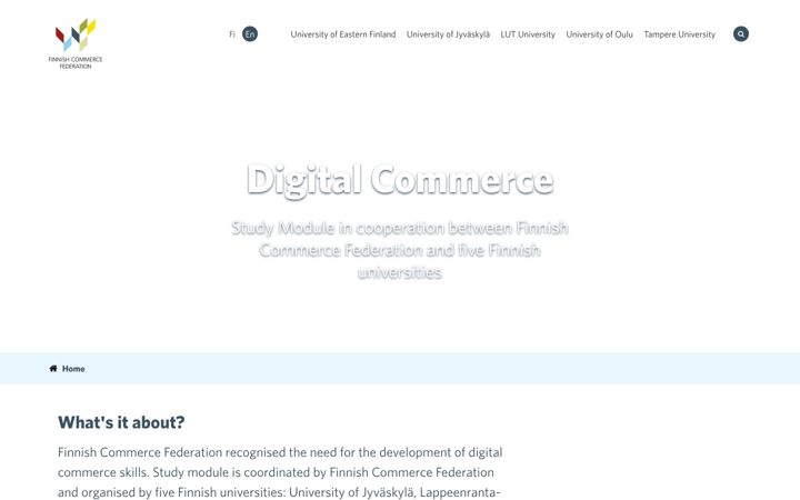 Screenshot di digitaalinenkauppa.fi