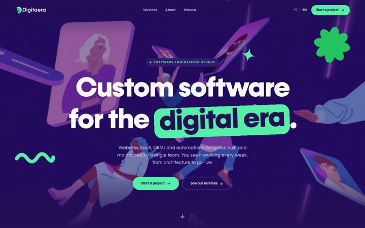 Screenshot of digitaera.com