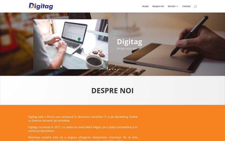 Screenshot of digitag.ro