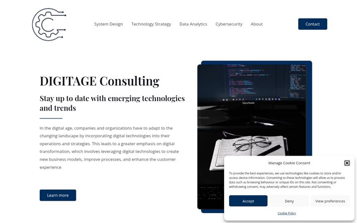 Screenshot of digitage-consulting.com