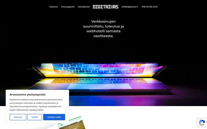 Screenshot di digitaivas.fi