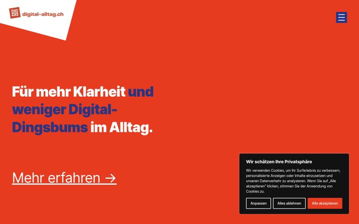 Screenshot of digital-alltag.ch