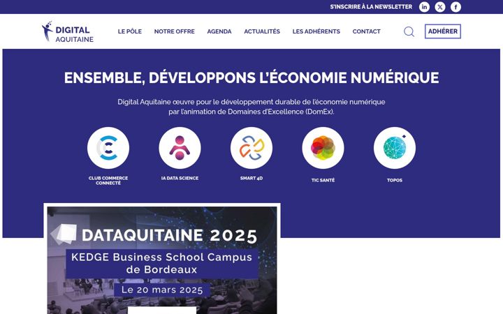 Screenshot of digital-aquitaine.com