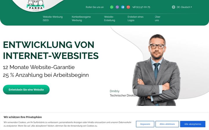 Screenshot of digital-attention.de