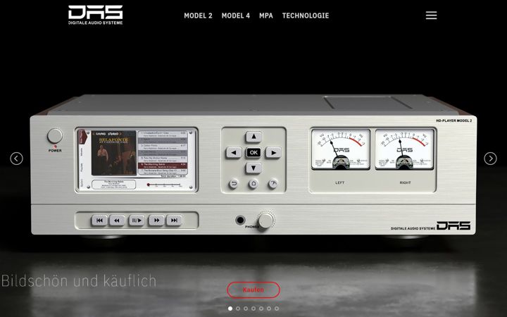 Screenshot of digital-audio-systems.com
