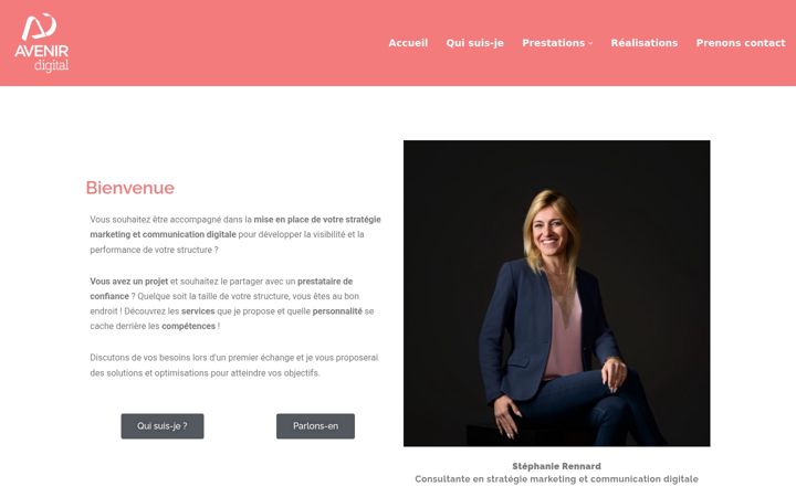 Screenshot of digital-avenir.com