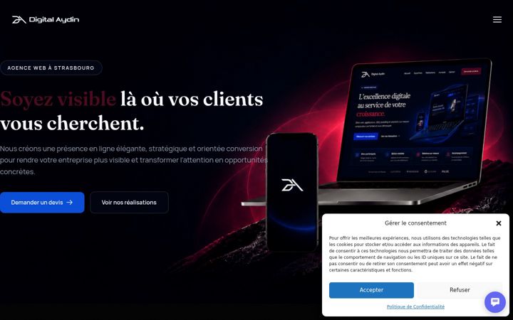 Screenshot του digital-aydin.fr