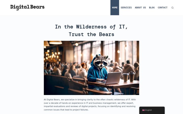 Screenshot of digital-bears.eu
