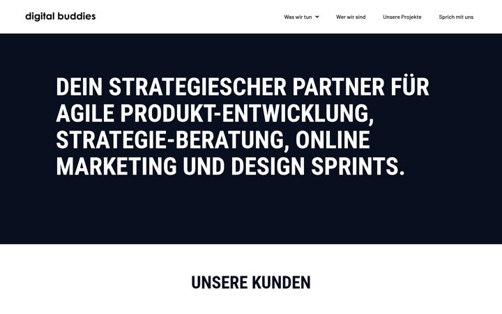 Screenshot of digital-buddies.de