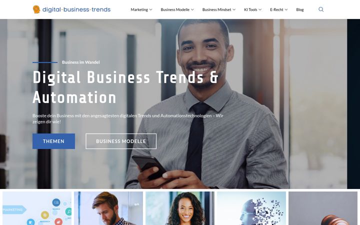 Screenshot of digital-business-trends.de