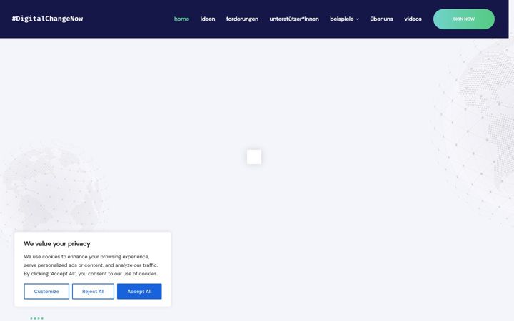 Screenshot of digital-change-now.de