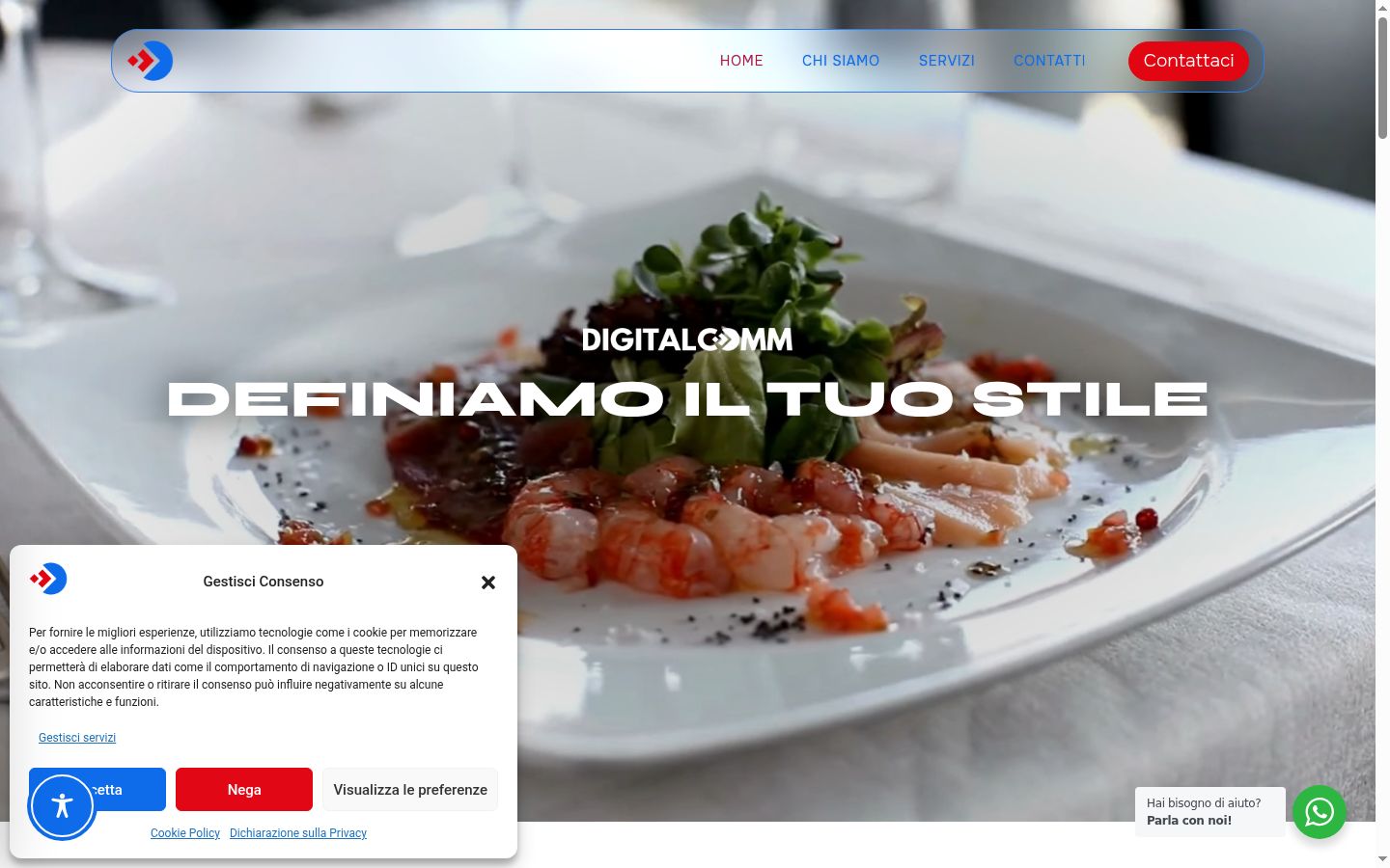 Sutikimo reklamjuostės, rodytos prieš bet kokią sąveiką, ekrano kopija