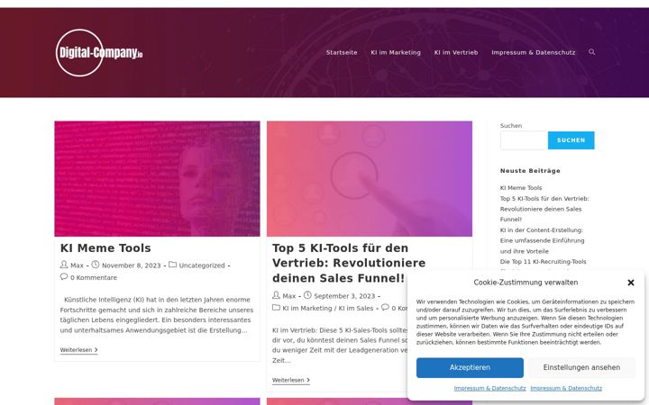 Screenshot ta' digital-company.io