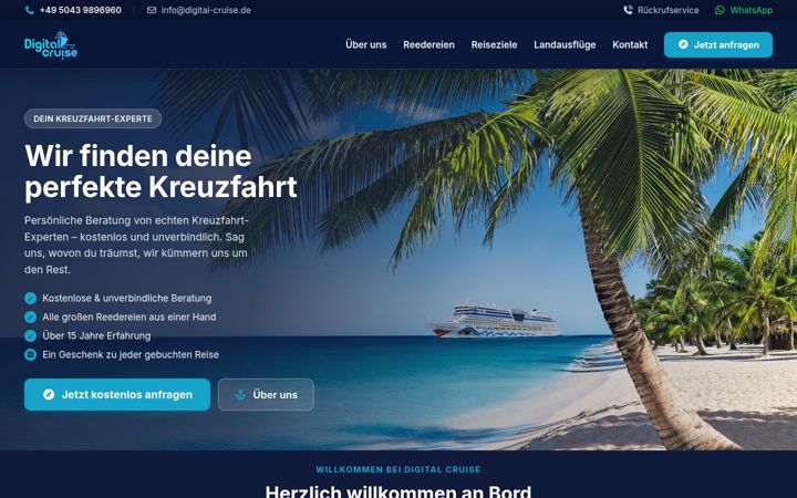 Screenshot of digital-cruise.de